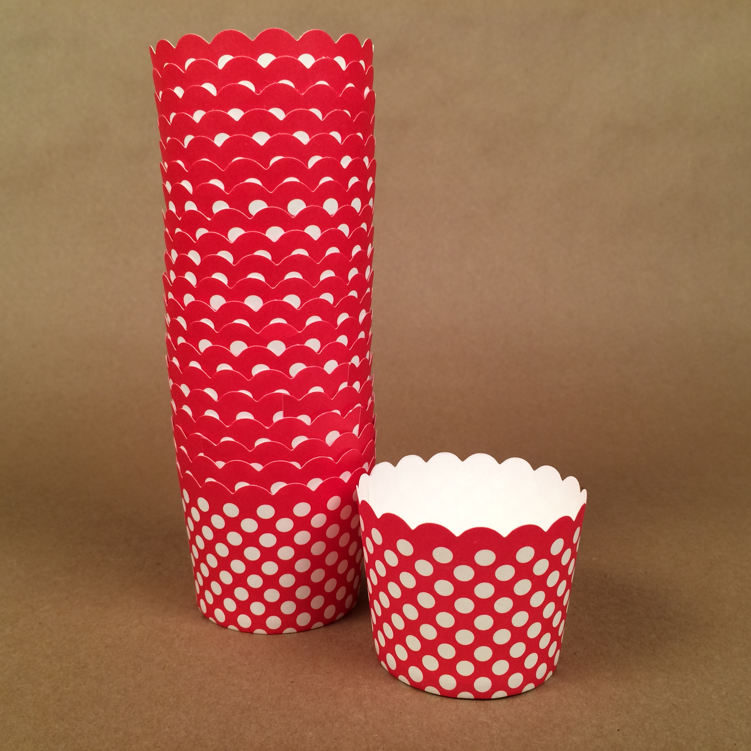 Red Dot Paper Baking Cup â€“ Kingsley Event Supply