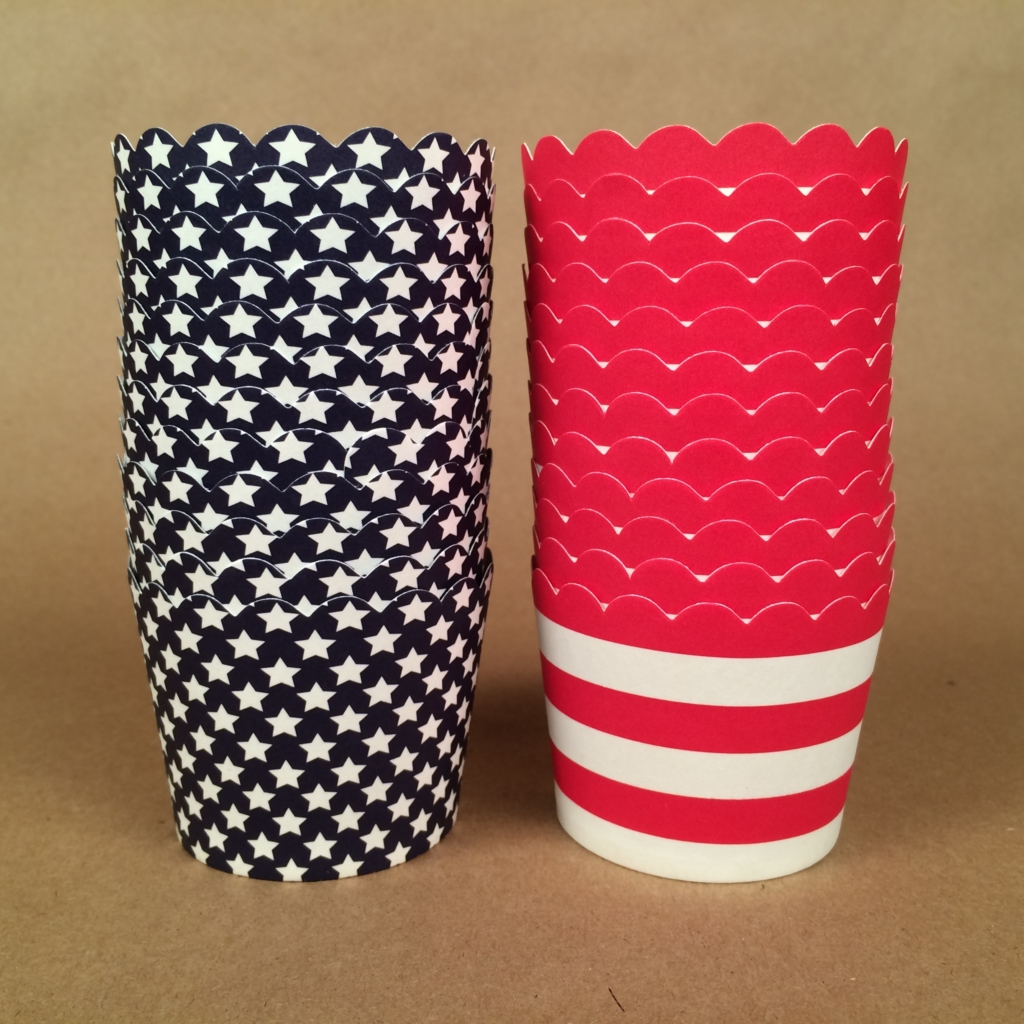 Americana Paper Baking Cups